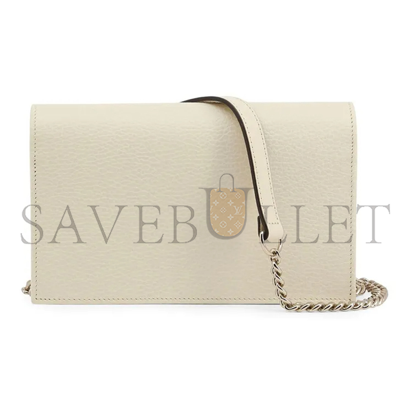 G*u*i dollar calfskin interlocking g chain wallet 615523 (20*13*6cm)